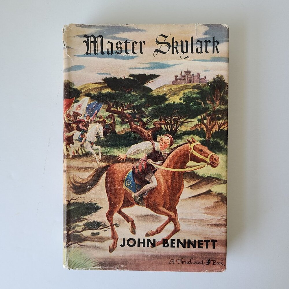 Vintage Kids Book Master Skylark John Bennett 1924 Thrushwood HCDJ Historical